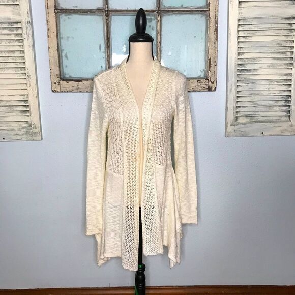 Beautiful Bellini Asymmetric Knit Cardigan - Picture 1 of 10